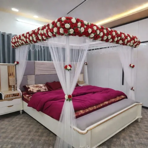 Luxury floral masehri design in Lahore with premium canopy styling